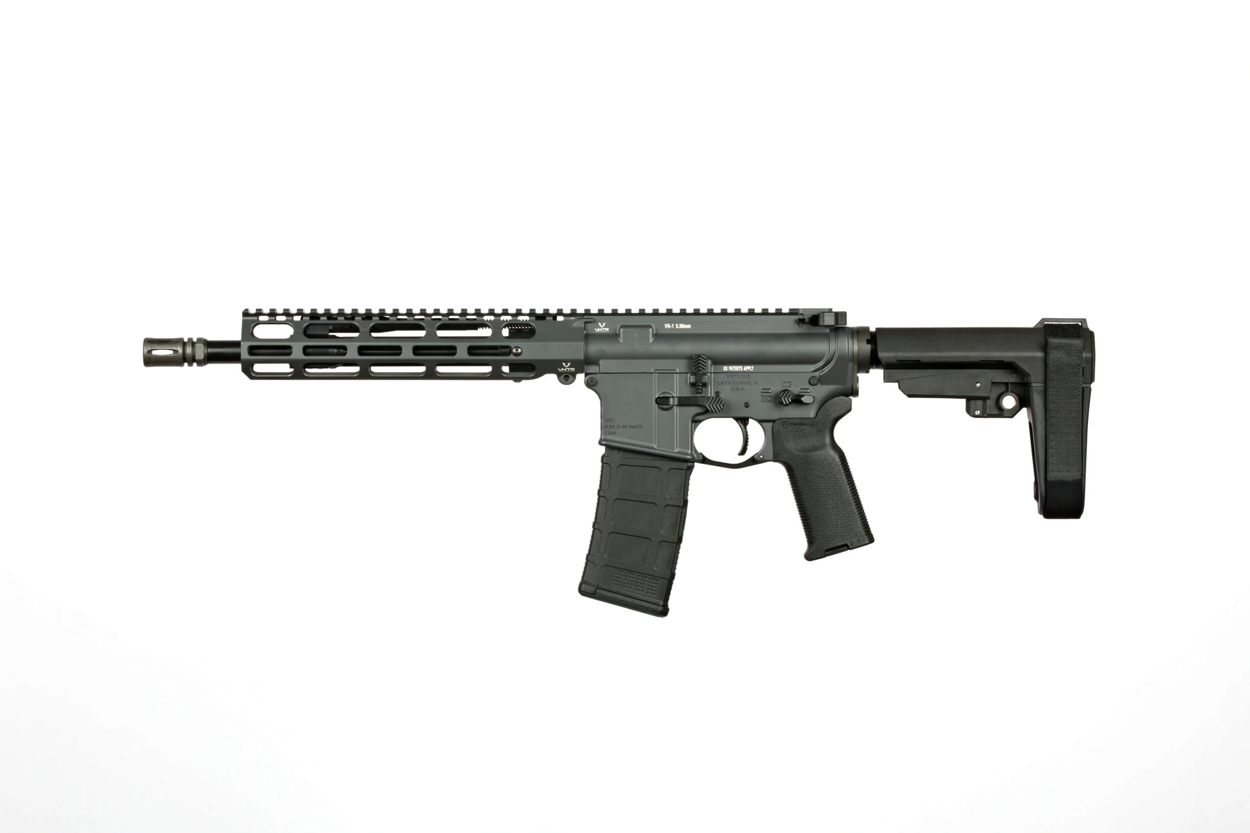 VK-1P – 11.5″ AR15 5.56mm Pistol with SBA3 Brace - Image 4