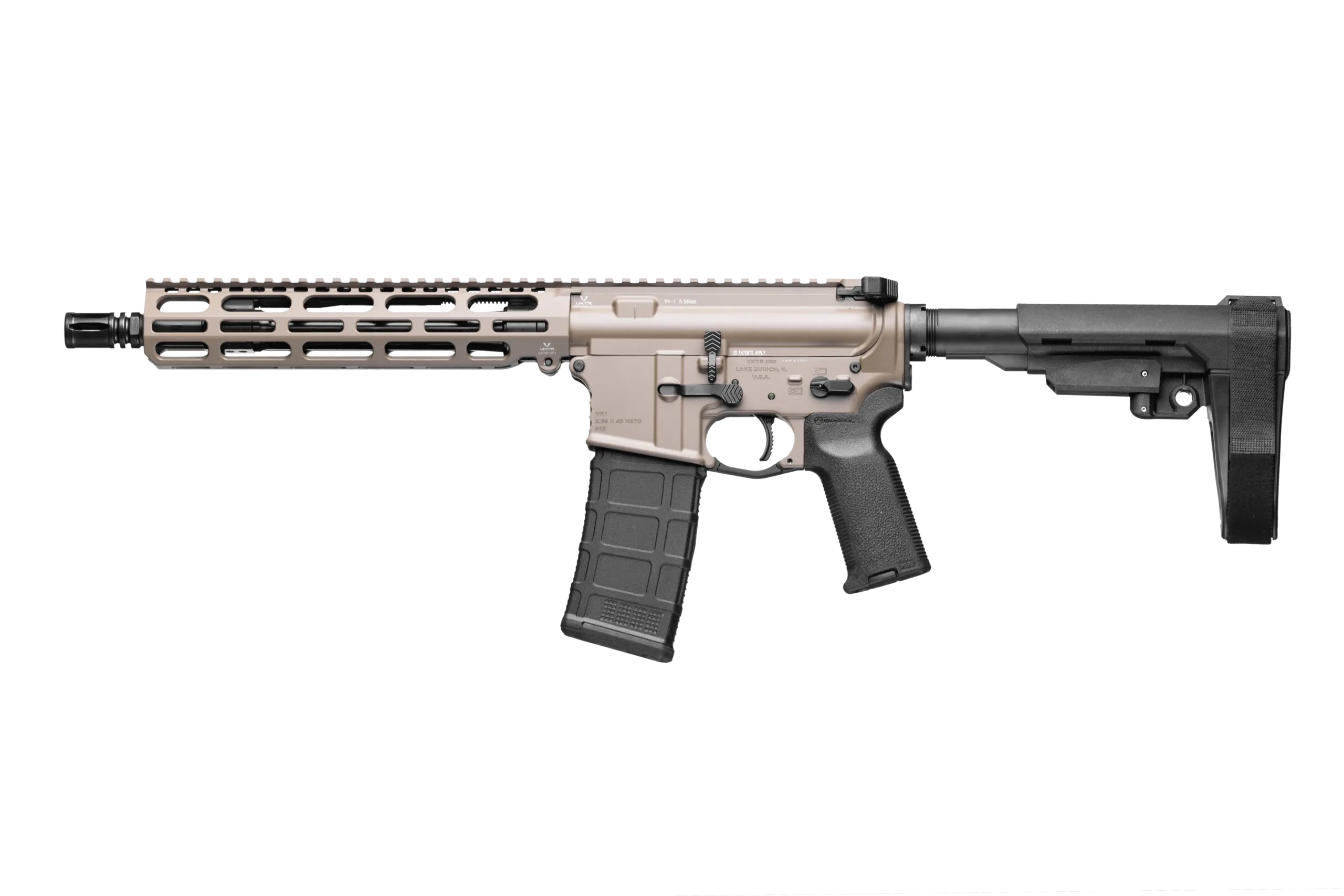 VK-1P – 10.5″ AR15 5.56mm Pistol with SBA3 Brace - Image 5