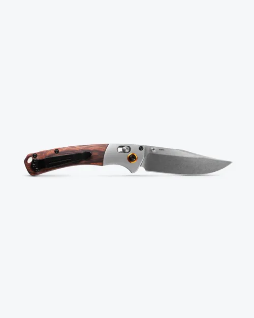 Mini Crooked River | Gray Aluminum & Wood | Clip-point - Image 2