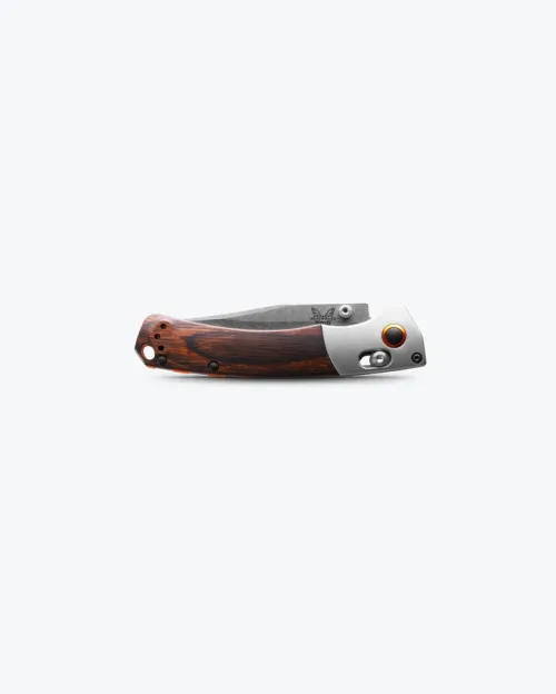 Mini Crooked River | Gray Aluminum & Wood | Clip-point - Image 3