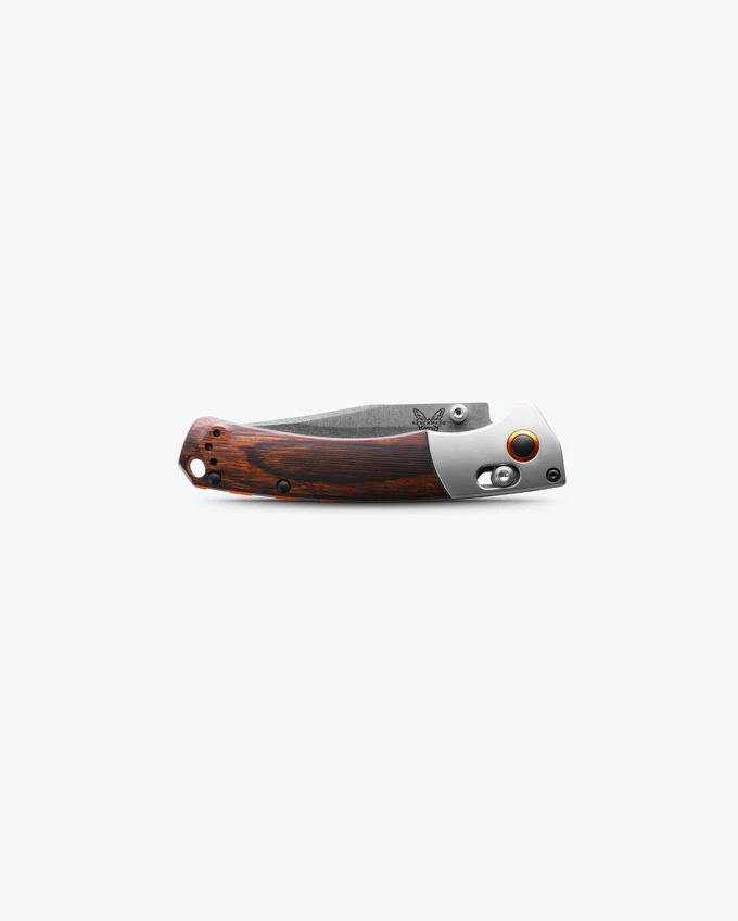 Mini Crooked River | Gray Aluminum & Wood | Clip-point - Image 3