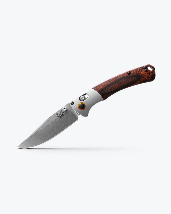 Mini Crooked River | Gray Aluminum & Wood | Clip-point - Image 5